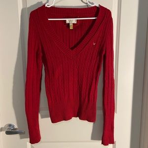 Red Knit Sweater